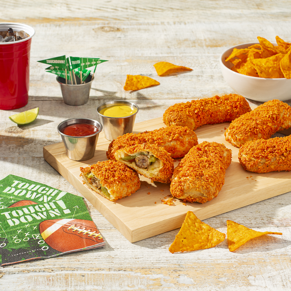 Spicy Doritos® Nacho Cheese Crescent Dogs Tasty Rewards
